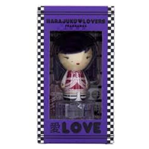 Asian Cosmetic Bag Gift Set with Kimmidoll Keychain & Harajukv Lover Scent NEW - Picture 4 of 7